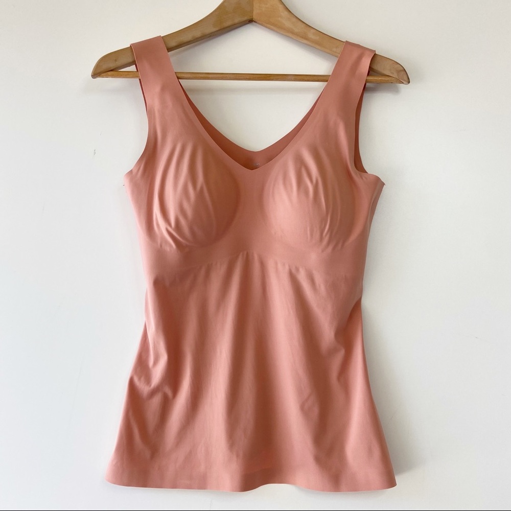Knix buy the luxelift shelf bra pink ginger tank